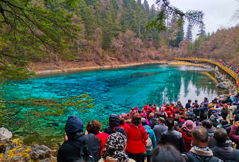 九寨溝五彩池 九寨溝五彩池