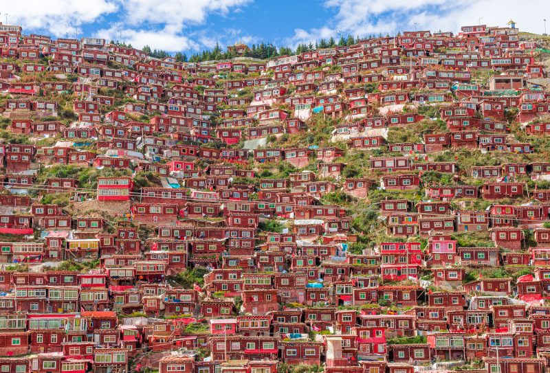 色達(dá)紅房子 (1)