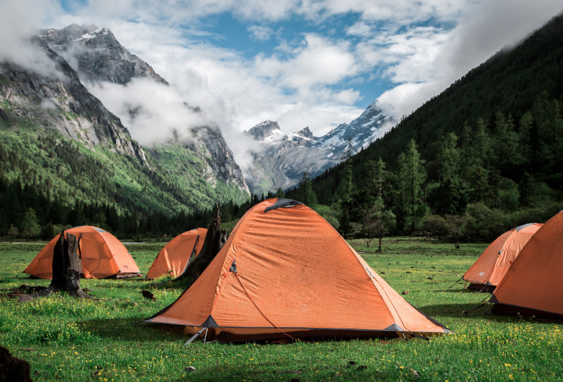 長坪溝木騾子營地 長坪溝木騾子營地