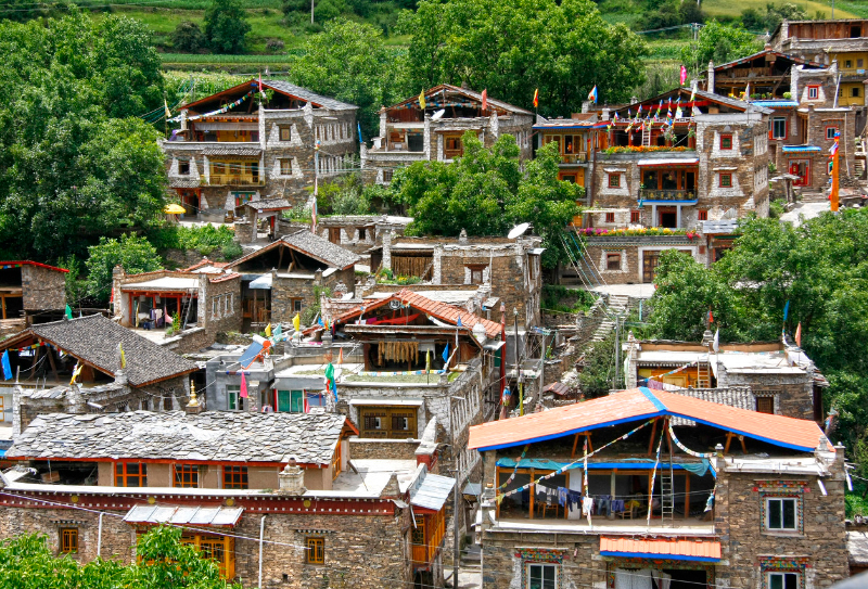 馬爾康西索民居