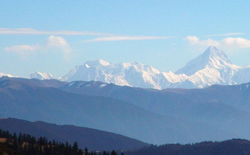 二郎山沿途風光